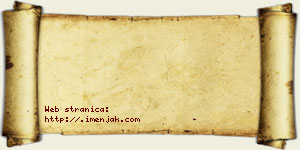 Janko Fain vizit kartica